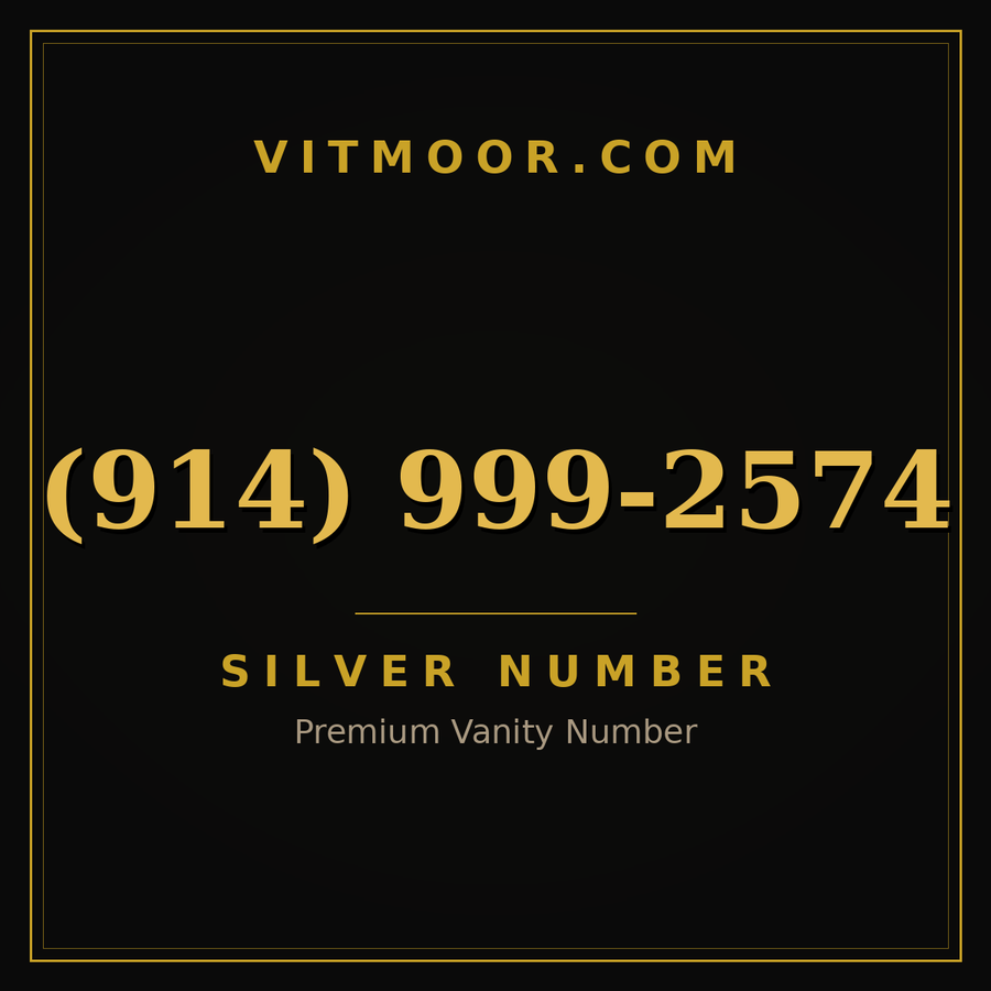 VITMOOR Silver premium number (914) 999-2574