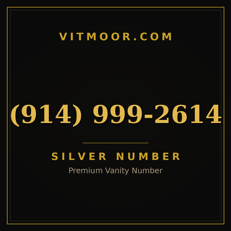 VITMOOR Silver premium number (914) 999-2614