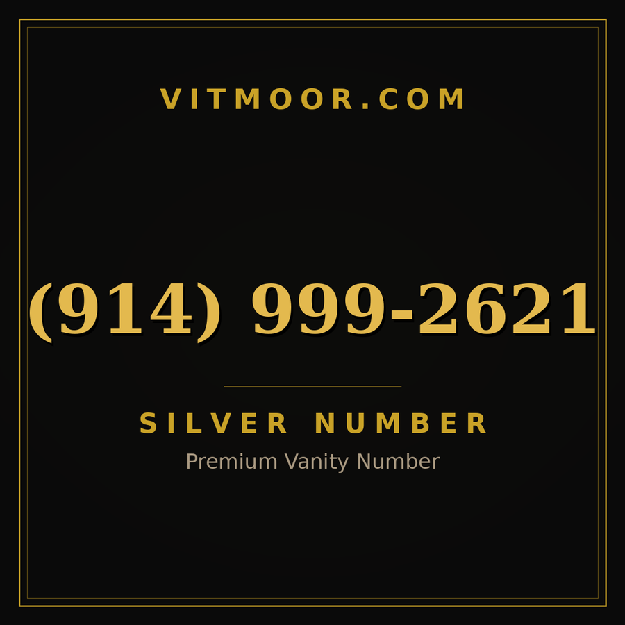 VITMOOR Silver premium number (914) 999-2621