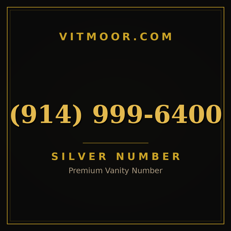 VITMOOR Silver premium number (914) 999-6400