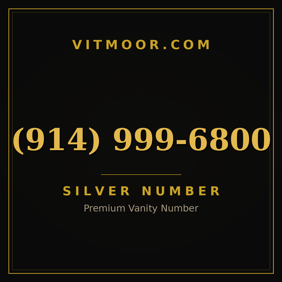 VITMOOR Silver premium number (914) 999-6800