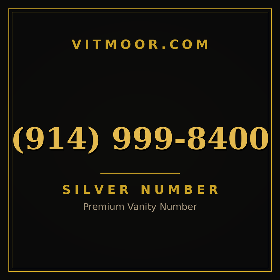 VITMOOR Silver premium number (914) 999-8400