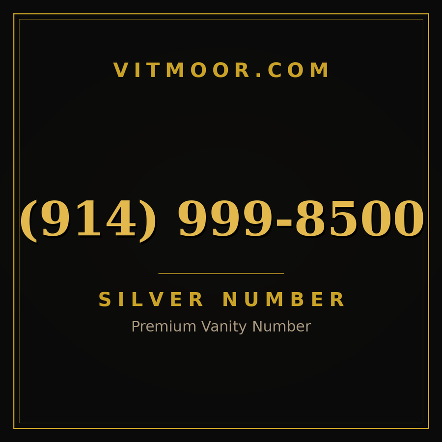 VITMOOR Silver premium number (914) 999-8500