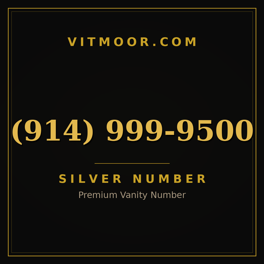 VITMOOR Silver premium number (914) 999-9500