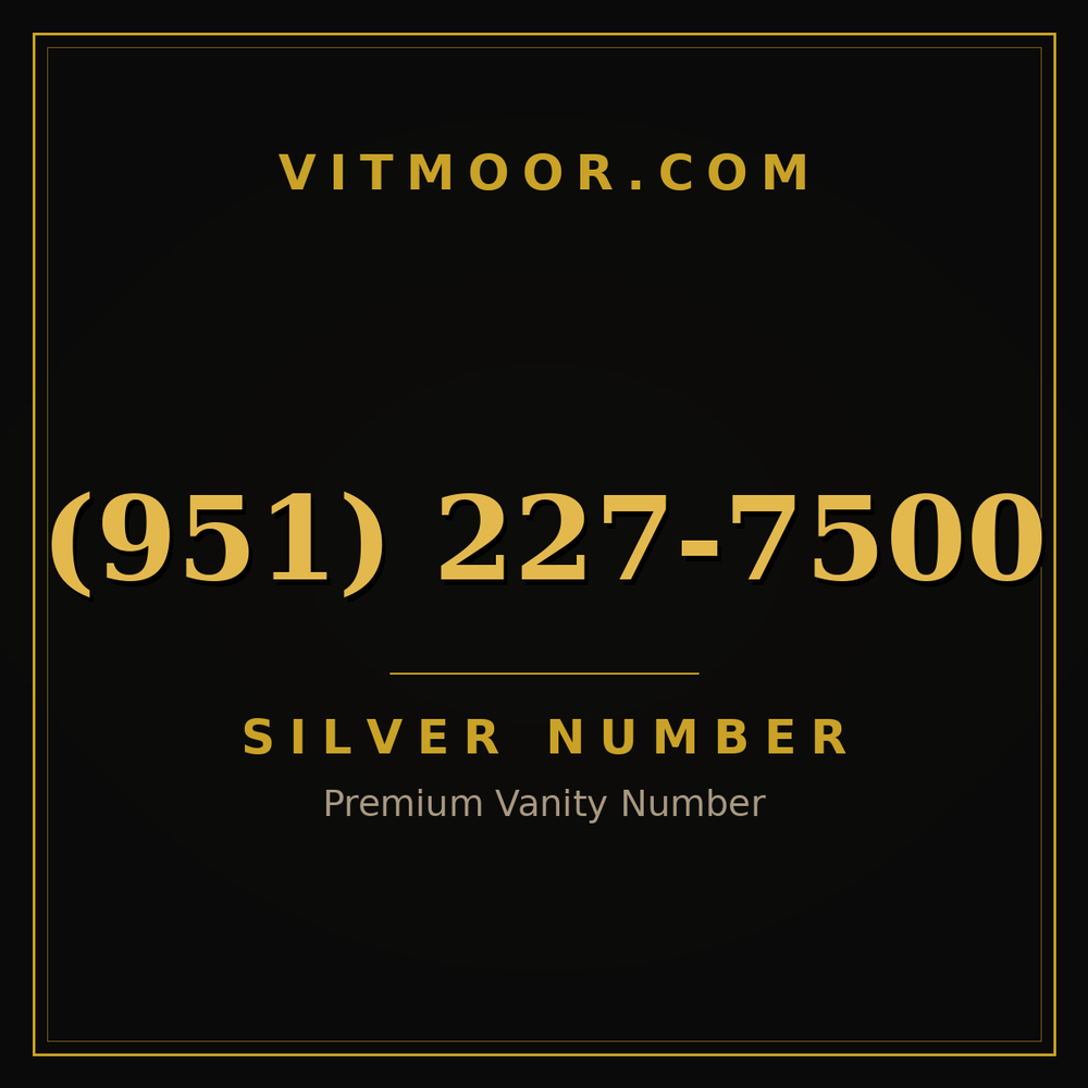 951 227-7500
