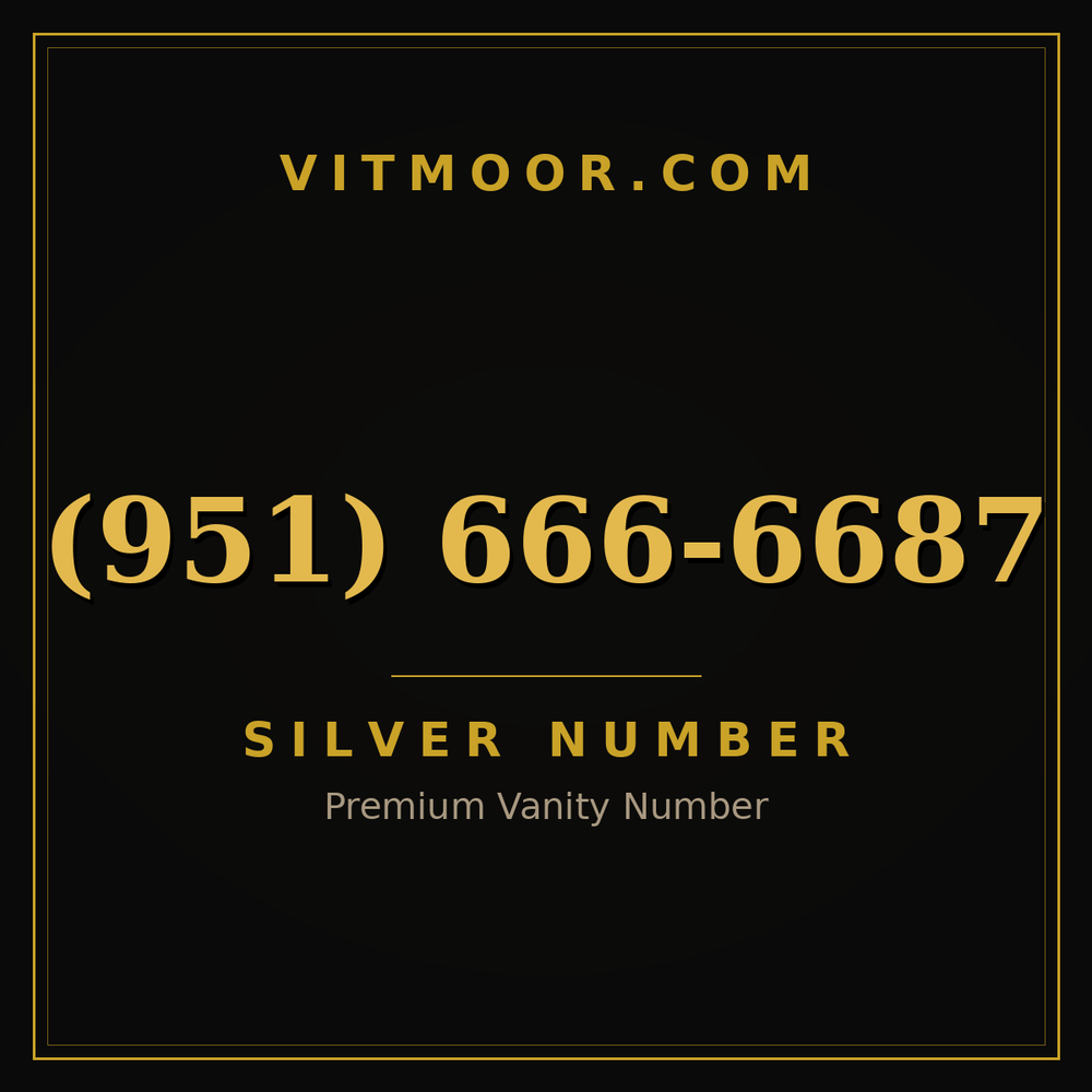 951 666-6687