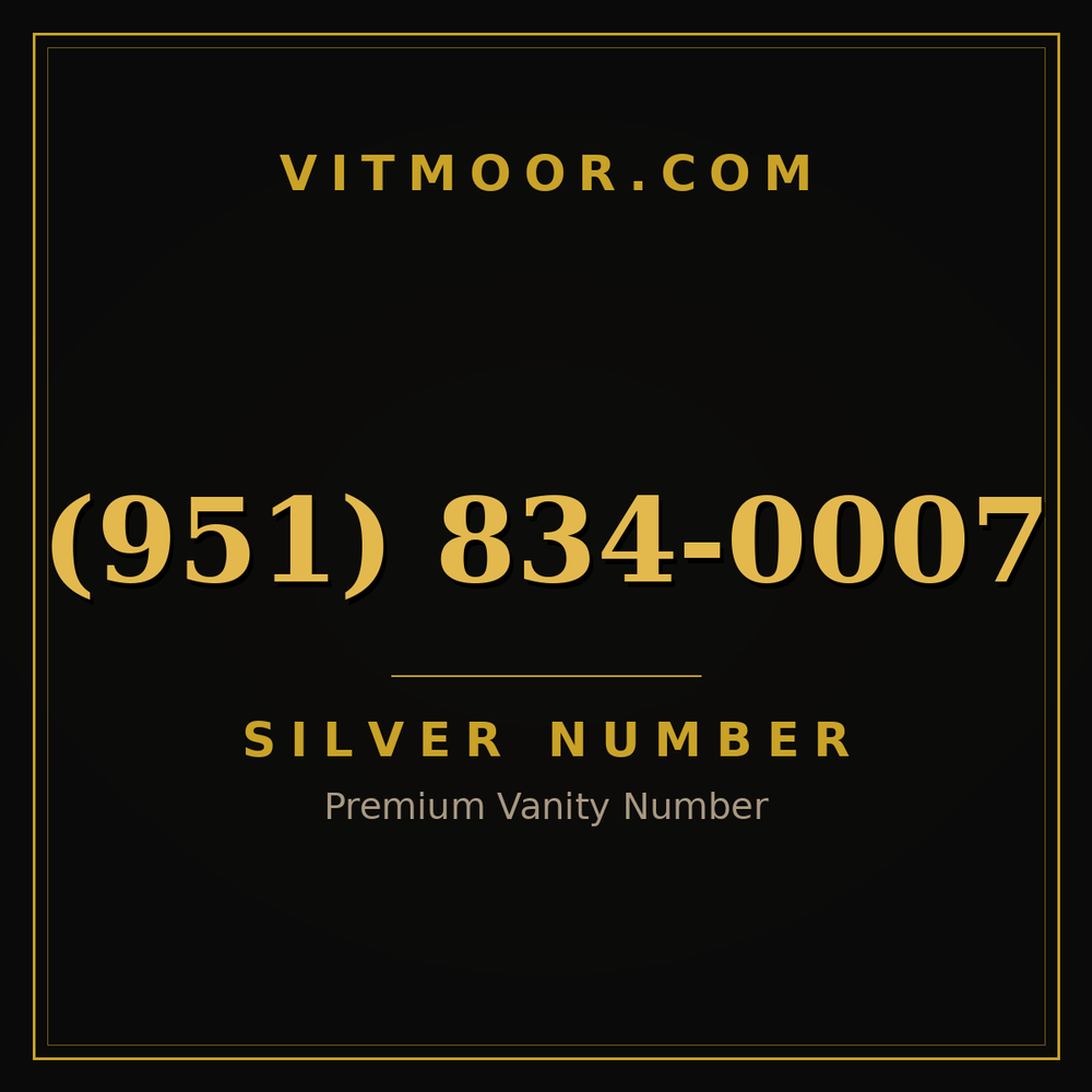 951 834-0007