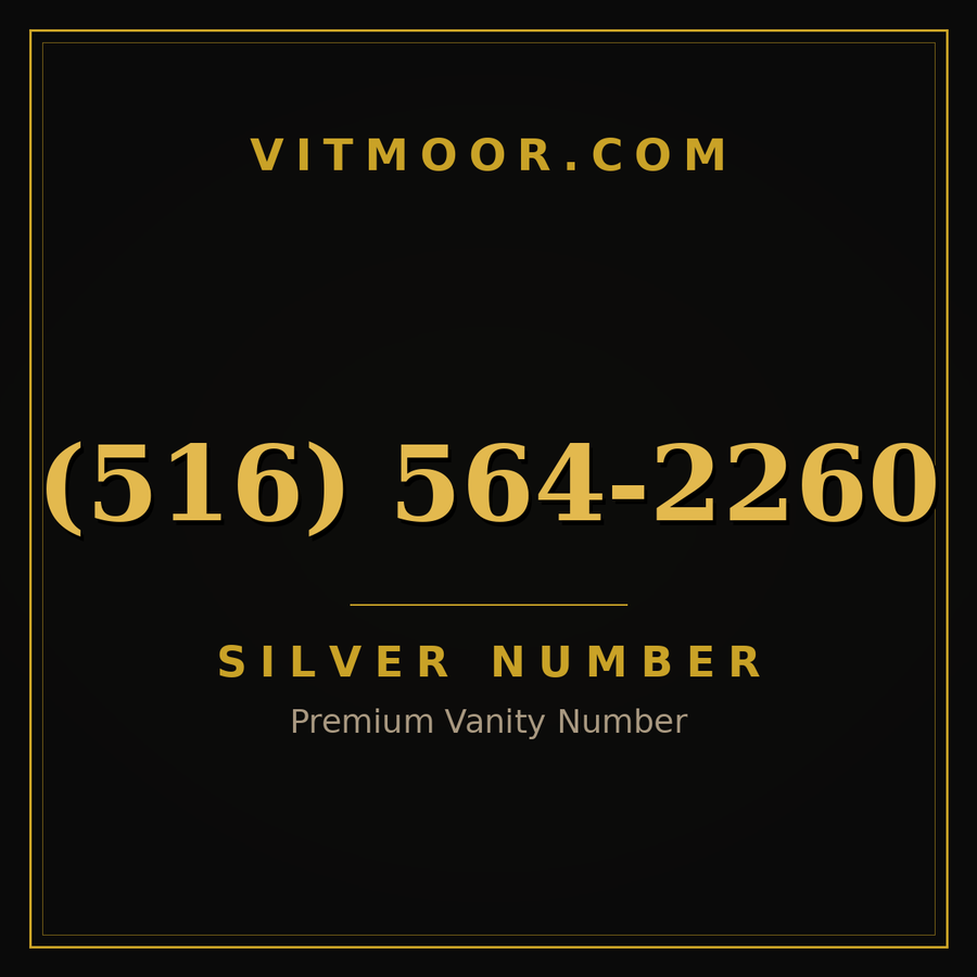VITMOOR Silver premium number (516) 564-2260