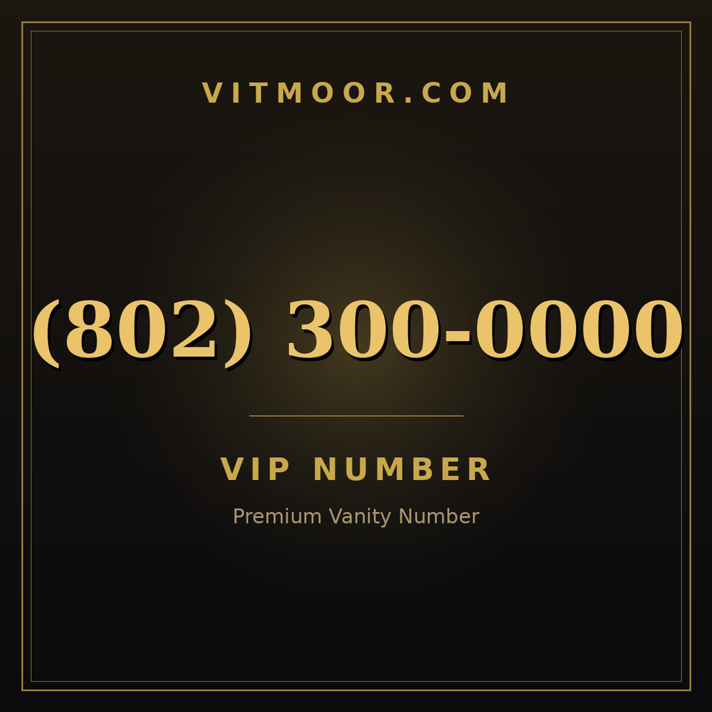 802 300-0000