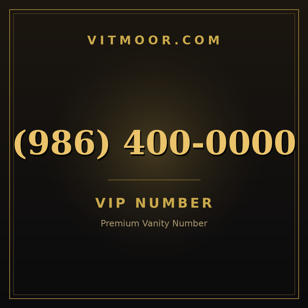 986 400-0000
