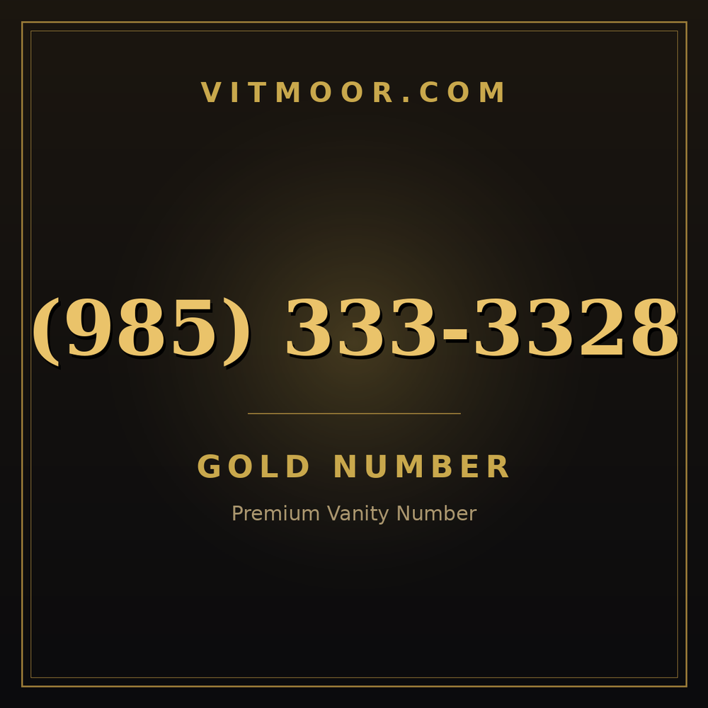 985 333-3328