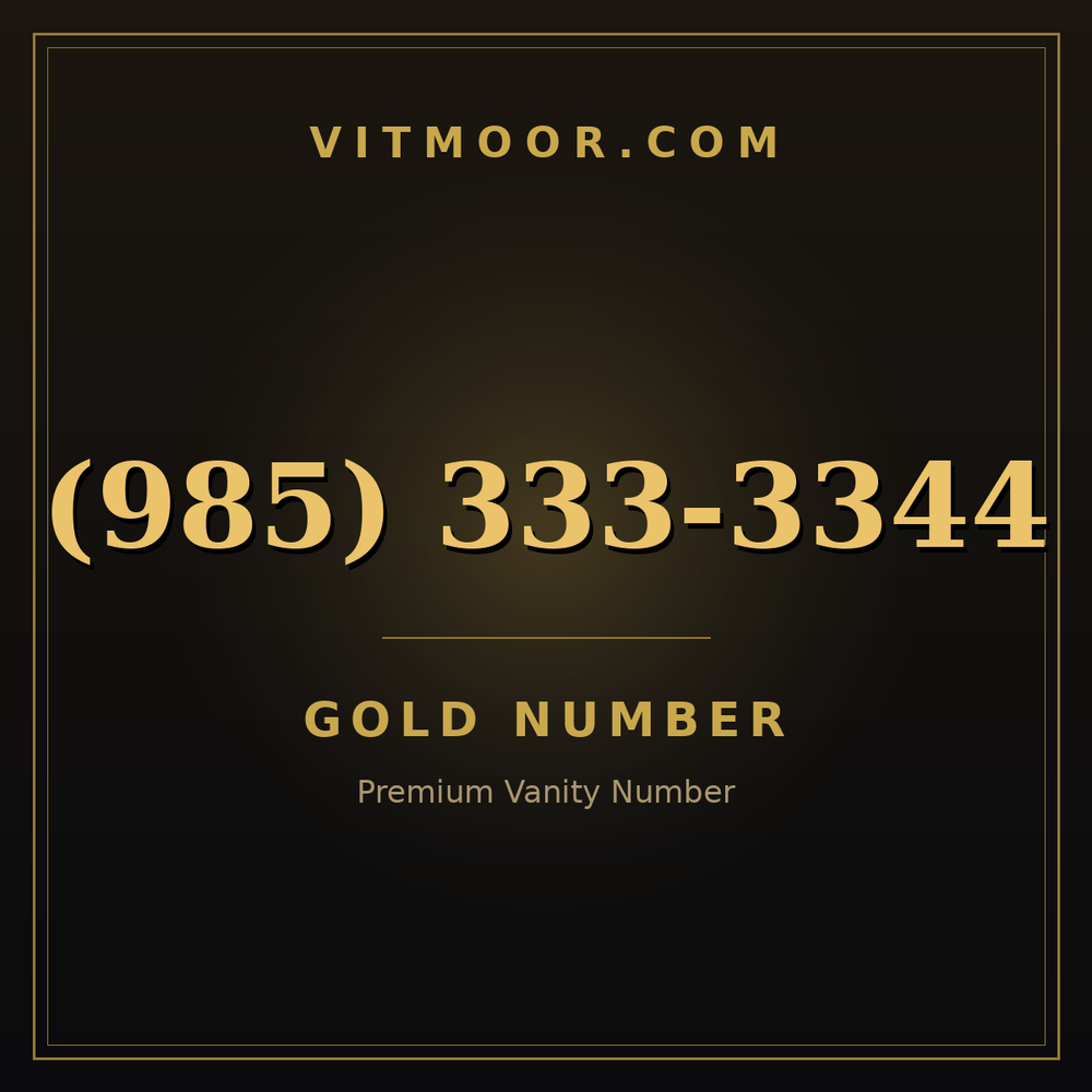985 333-3344