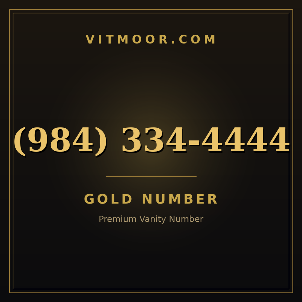 984 334-4444