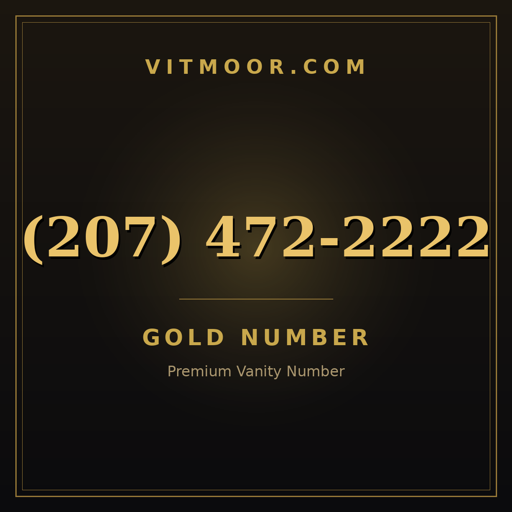 207 472-2222