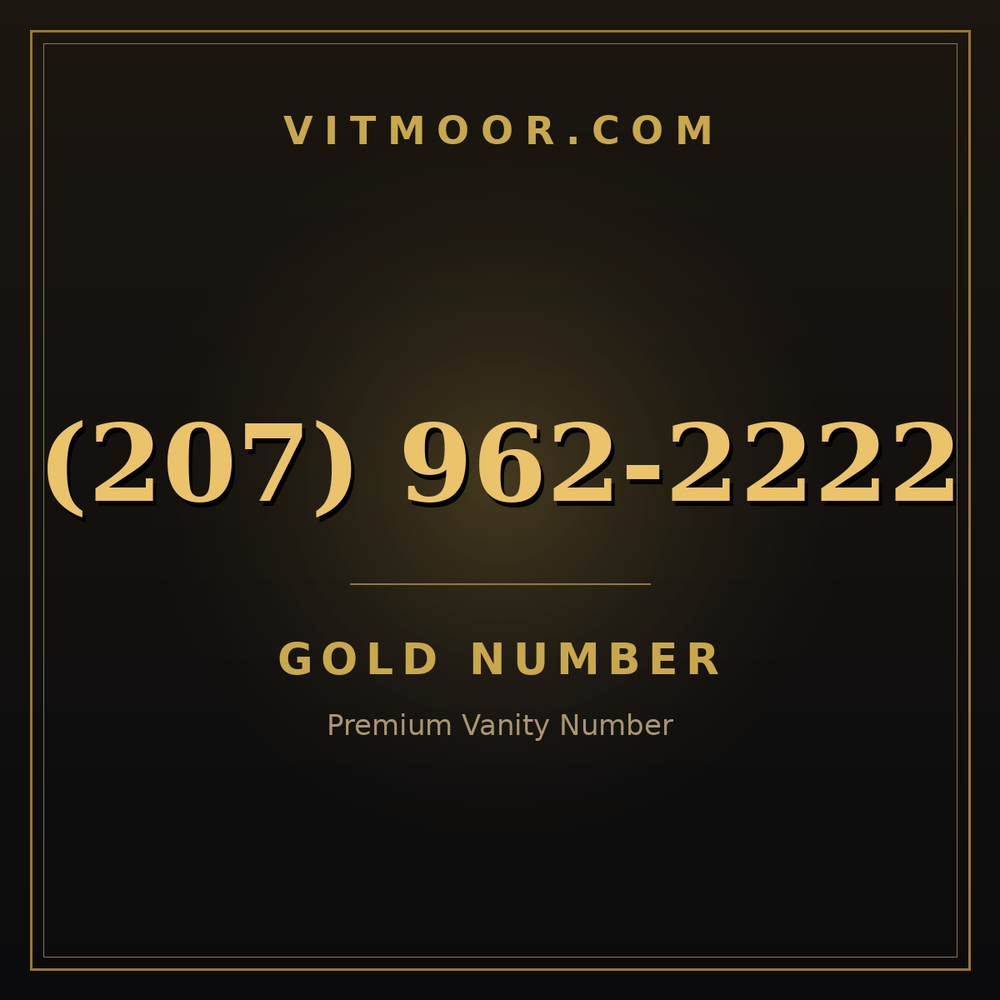 207 962-2222