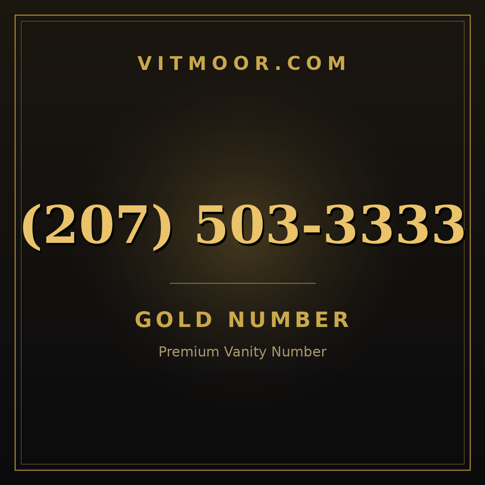 207 503-3333