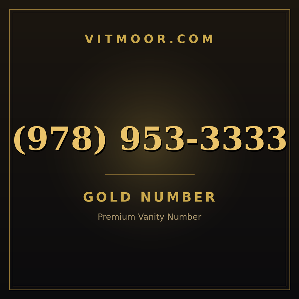 978 953-3333