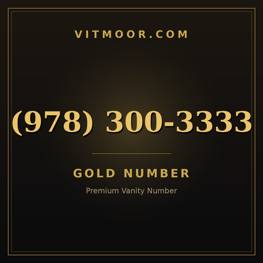 978 300-3333