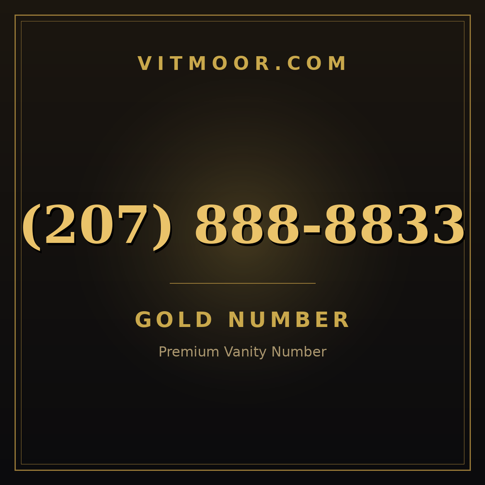 207 888-8833